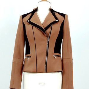 Color block blazer jacket